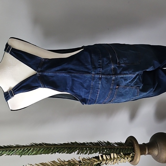 J. Crew Factory Dark Wash Skinny Overalls NWT - Picture 6 of 16